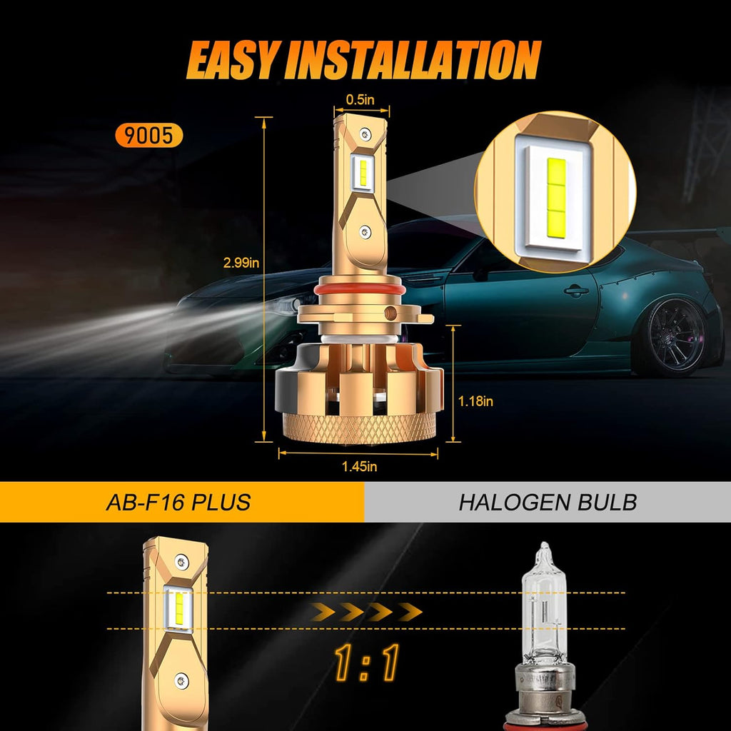 9005/HB3 LED Bulbs 70W 7000lm Pack of 2 H457294
