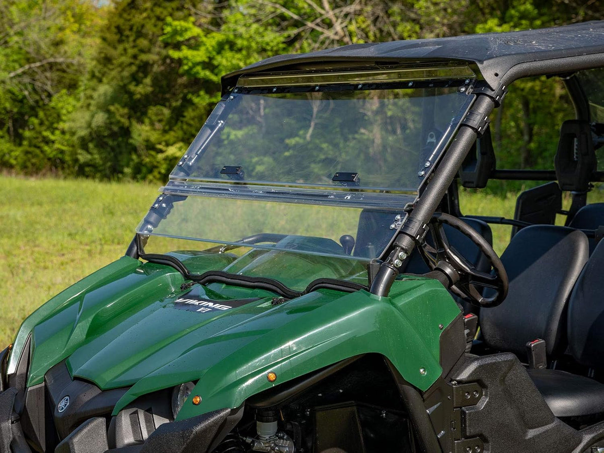 Scratch Resistant Flip Windshield for Yamaha Viking, 1/4” Polycarbonate O413607