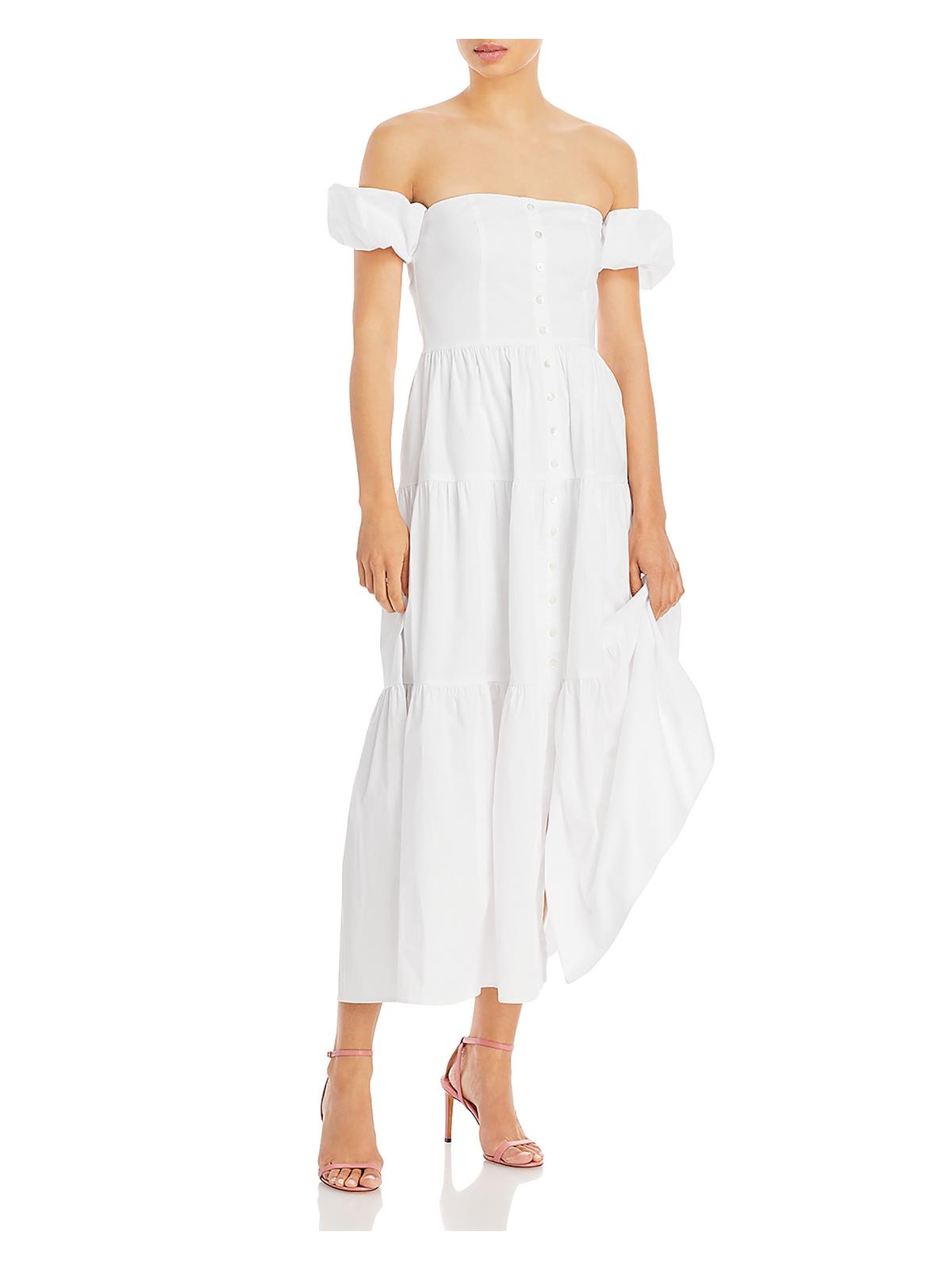 Off The Shoulder Fit & Flare Dress R5609