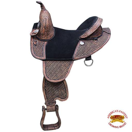 Brown Leather Horse Saddle Q698