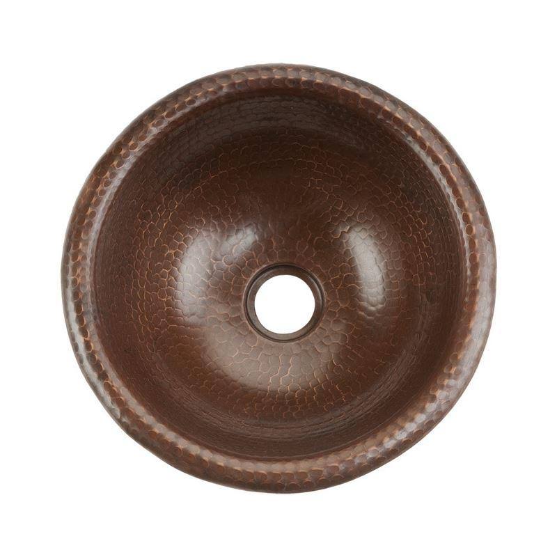 Hammered Copper Self Rimming Sink U424
