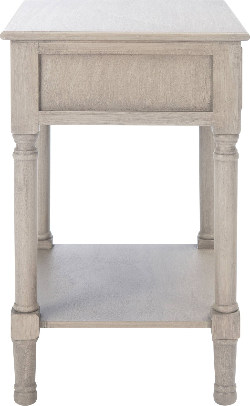 Greige 1 Drawer Accent Table S594