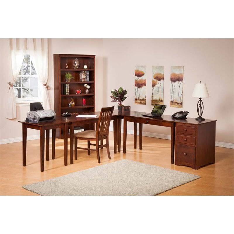 Printer Stand in Walnut F675