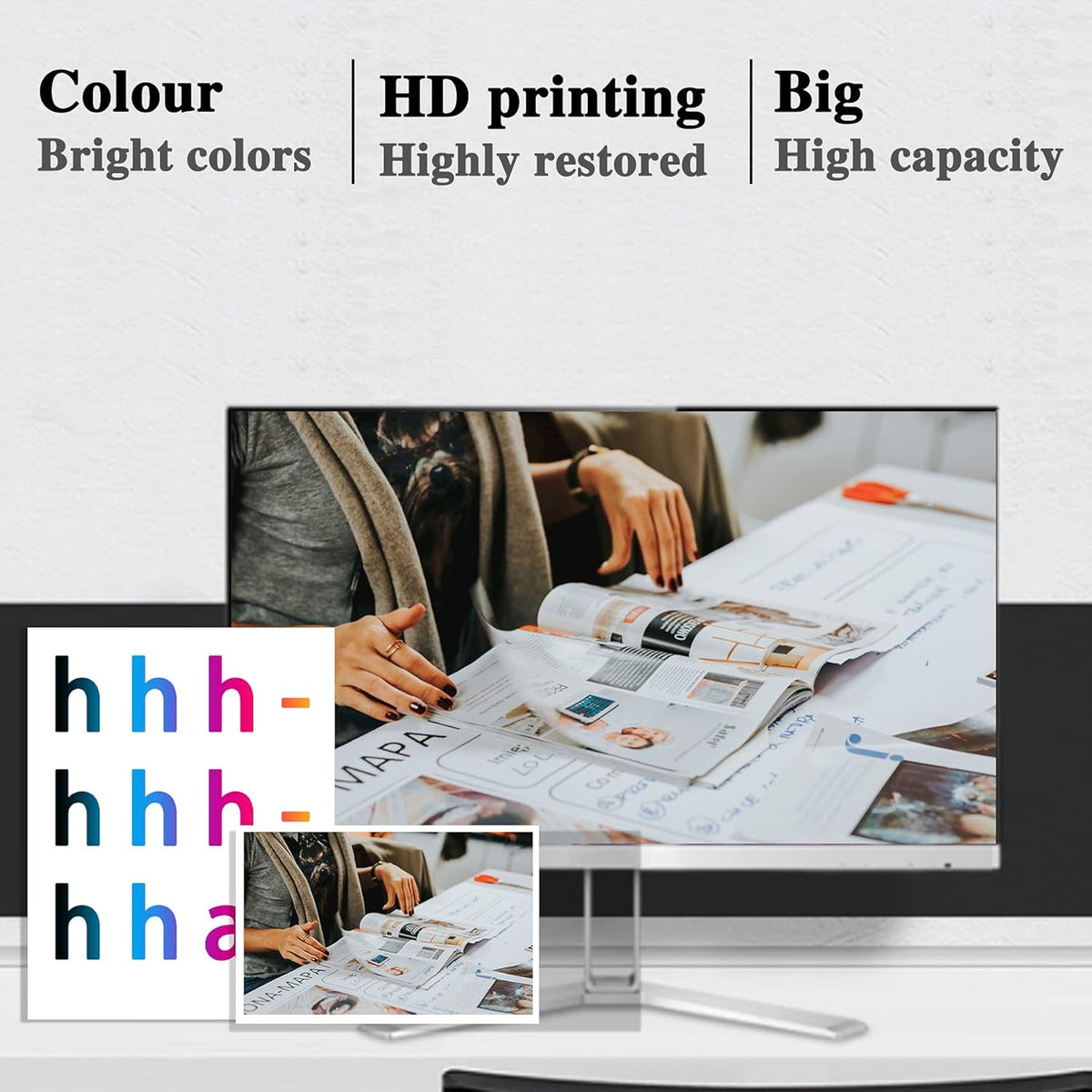 5 Pack 128A Ink Cartridge for HP Printer N8877