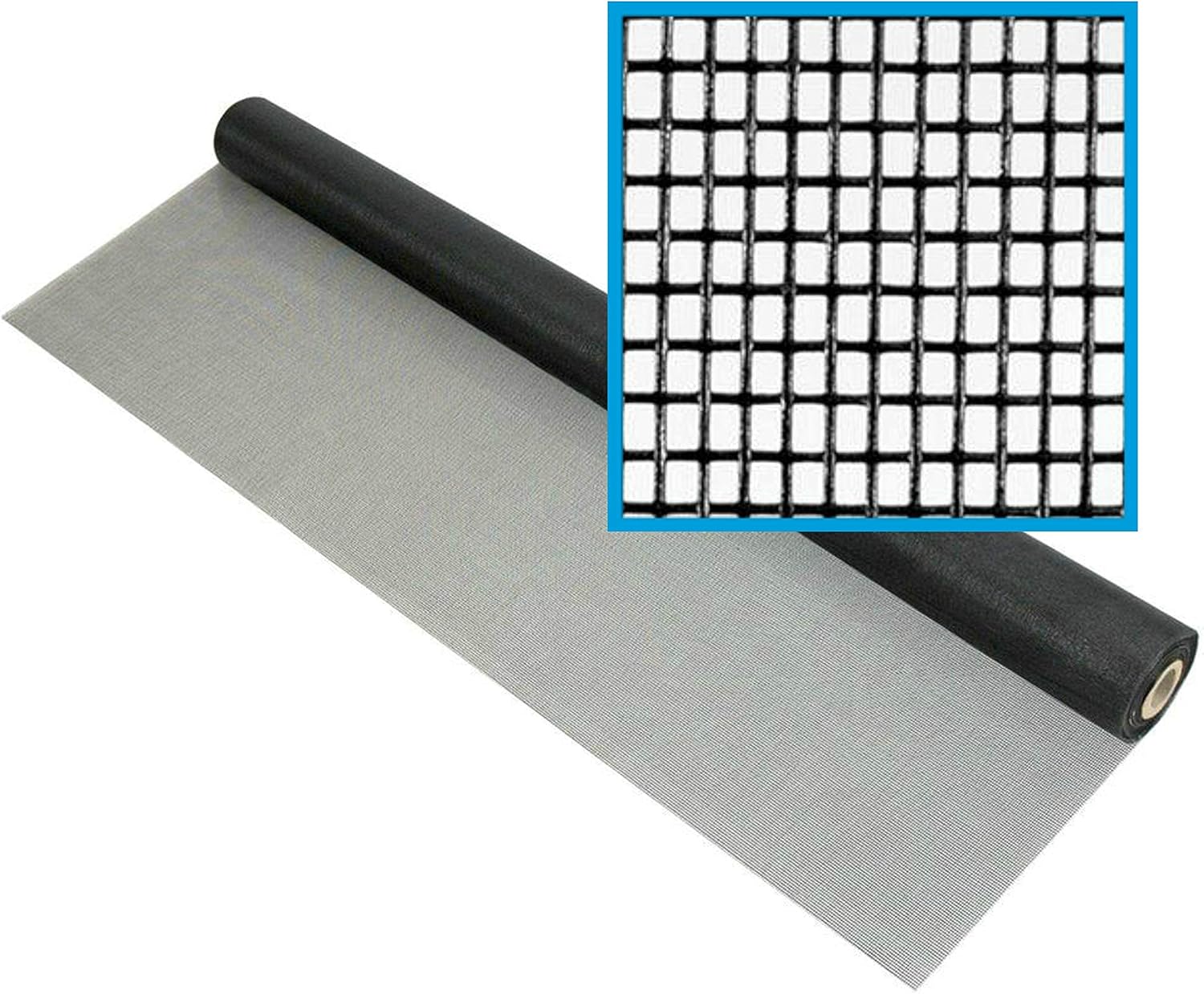 Fiberglass Screen Roll Charcoal 36 inch x 100 feet Pack of 2 B46525