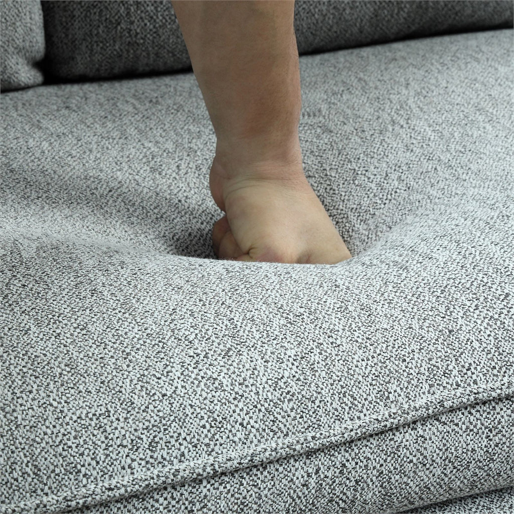 Gray 3 Seat Linen Fabric Sofa V771