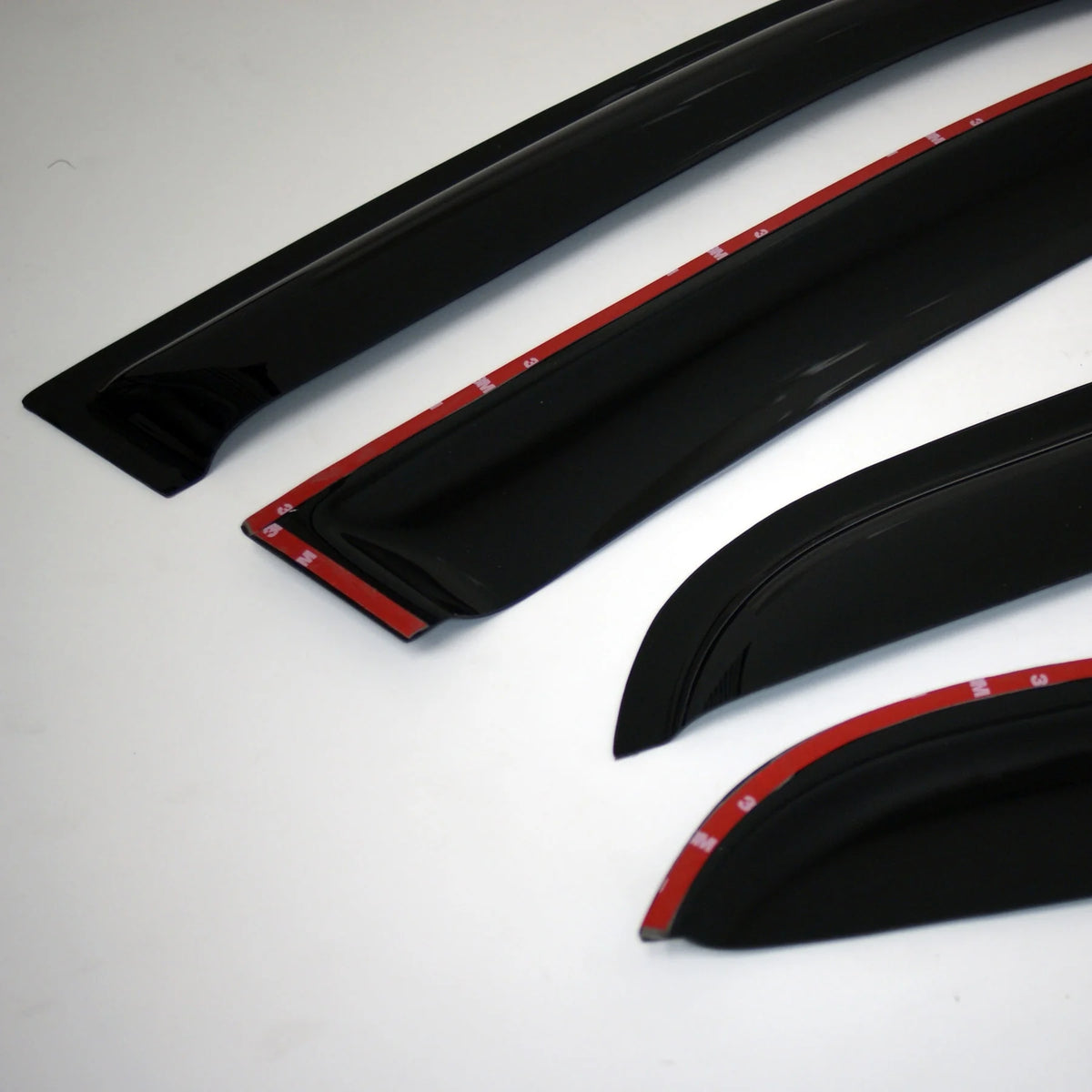 4 Pcs Dark Smoke Window Visor Deflector Rain Guard T782