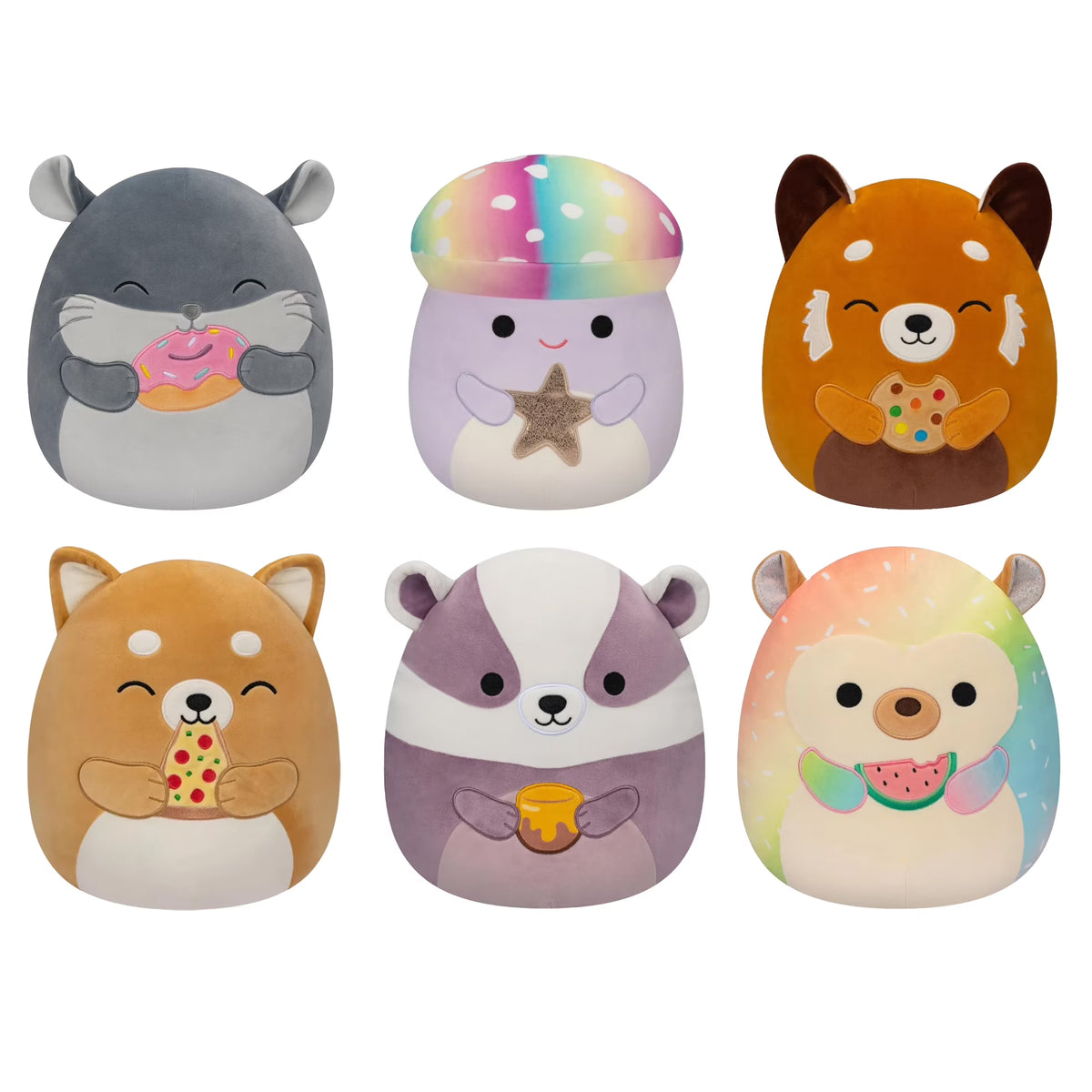 5" Set of 6 Mini Plush Toy C451600
