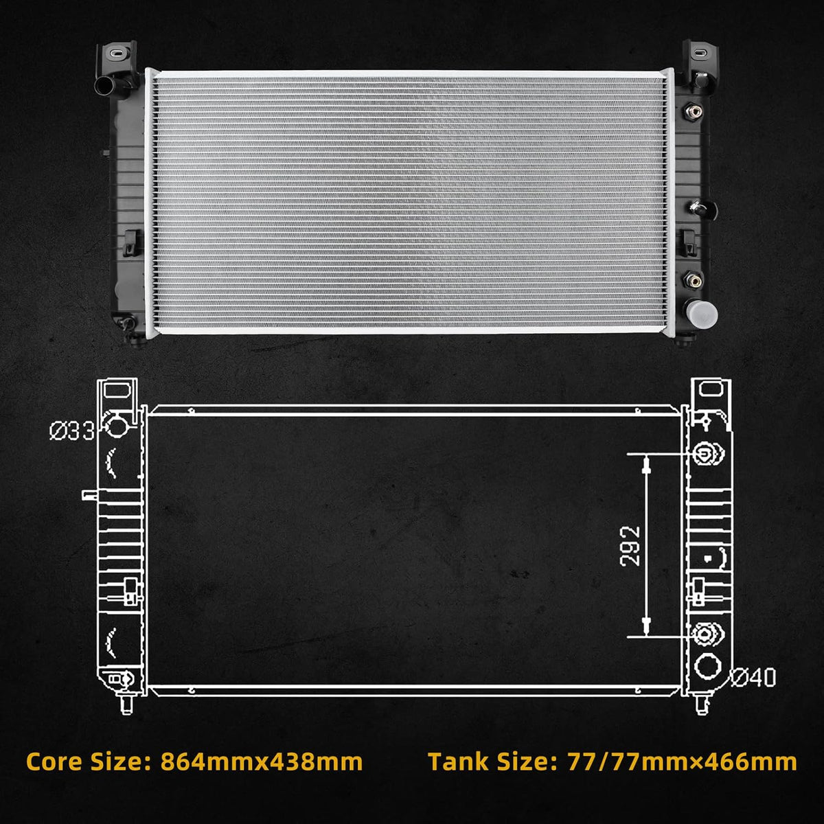 Core Radiator W602