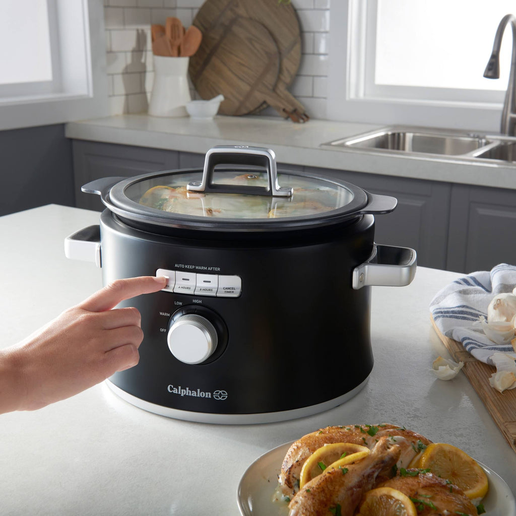 Matte Black Slow Cooker Q88336