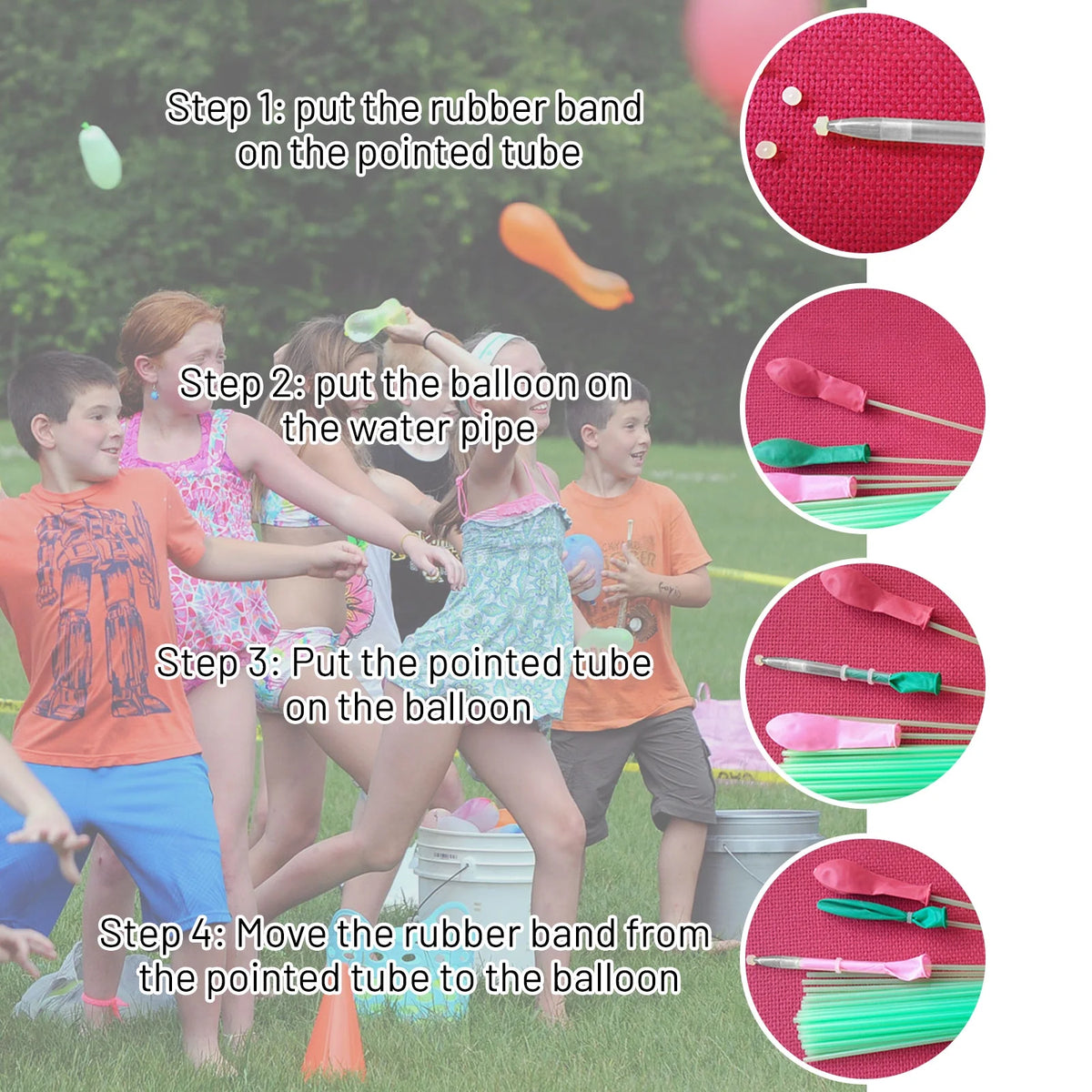 1200Pcs Multicolor Self Sealing Water Balloons X459222