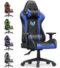Blue Ergonomic Gaming Chair with Lumbar Support & Headrest C16526