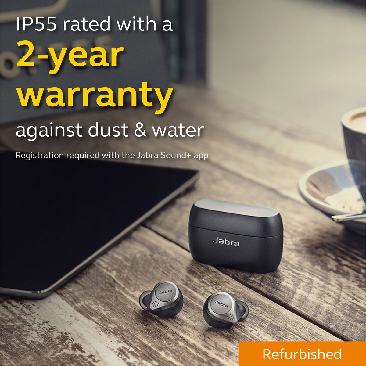 Titanium Black Bluetooth Wireless In-Ear Earphones with Mic V9438