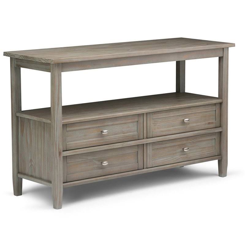 Console Table in Distressed Gray X665