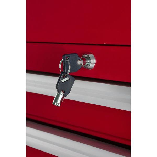 Red 9 Drawer Top Chest M95203