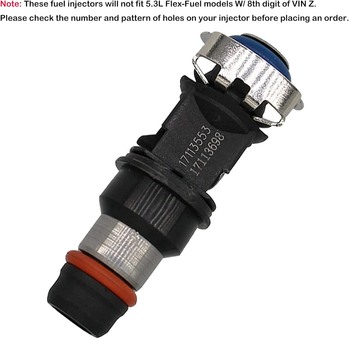 8PCS Fuel Injectors for Chevy Silverado Suburban Tahoe GMC Sierra Yukon 1500 2500 3500 Envoy Savana Escalade Y8051