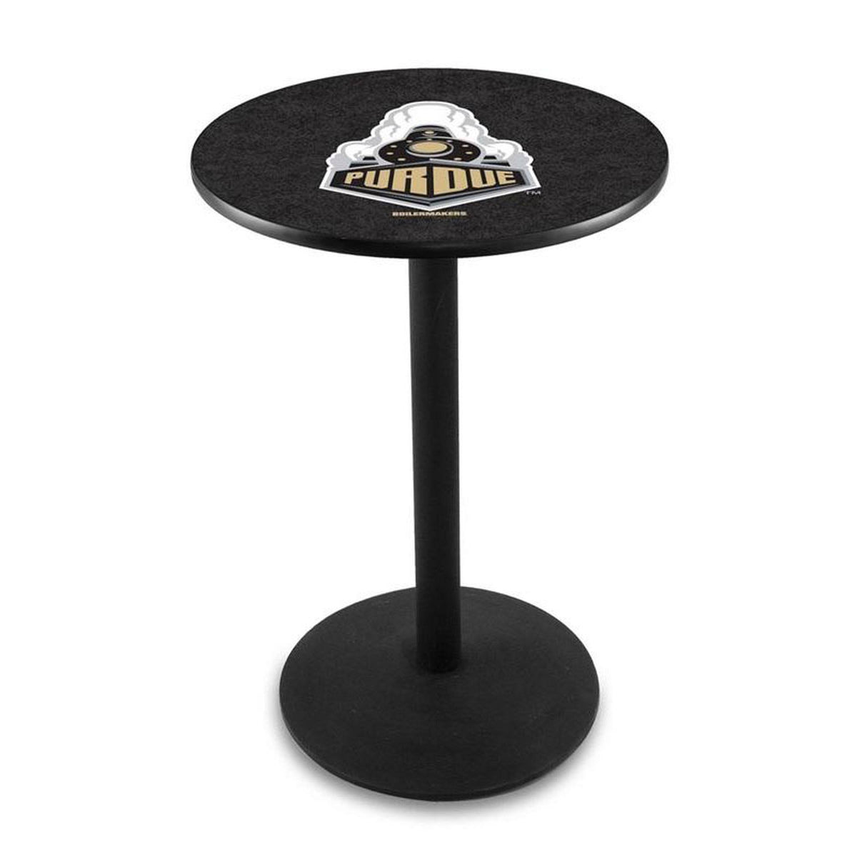 Black Wrinkle Pub Table 36 inch I6994