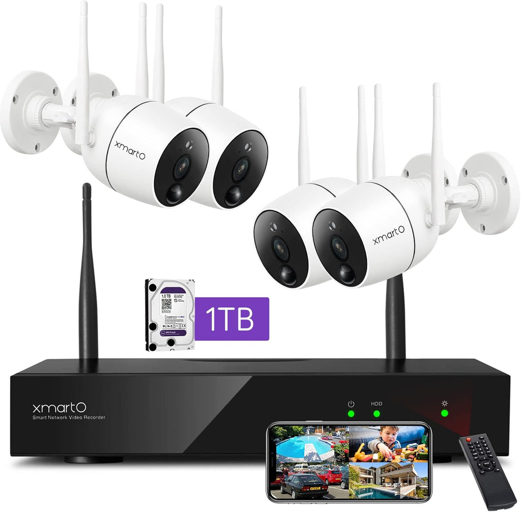 2K HD Wireless Security Camera with Color Night Vision N131016