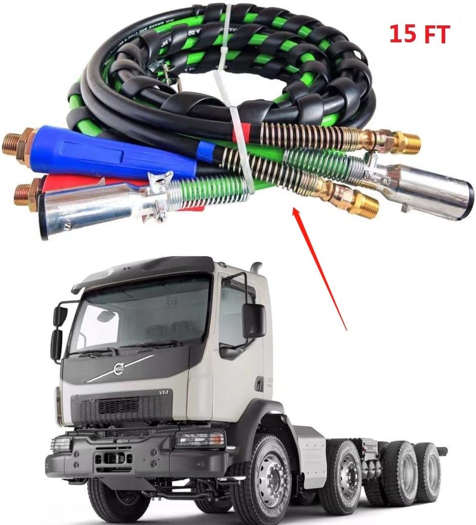 3-in-1 ABS Electrical and Rubber Air Line Hose Assemblies For Semi Truck I24128