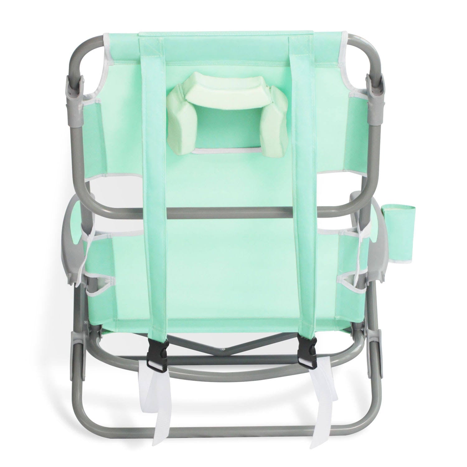 Teal Folding Reclining Outdoor Beach Camping Chair K45457