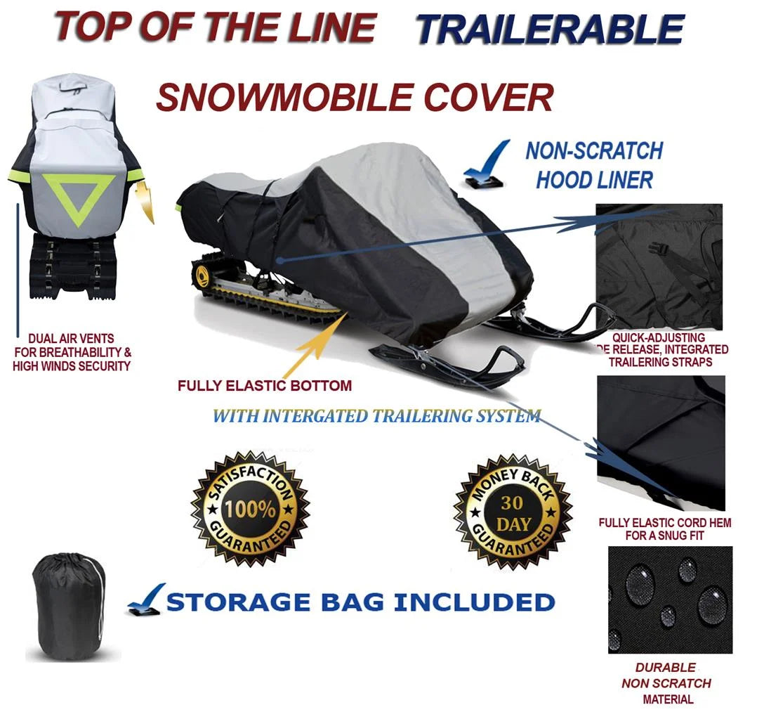 600D Snowmobile Travel and Storage Cover Y13991