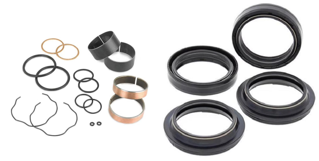 Fork Bushing with Oil & Dust Seals Kit for Yamaha YZ125 E6083