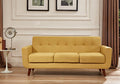 Linen Upholstered Tufted Sofa B100978