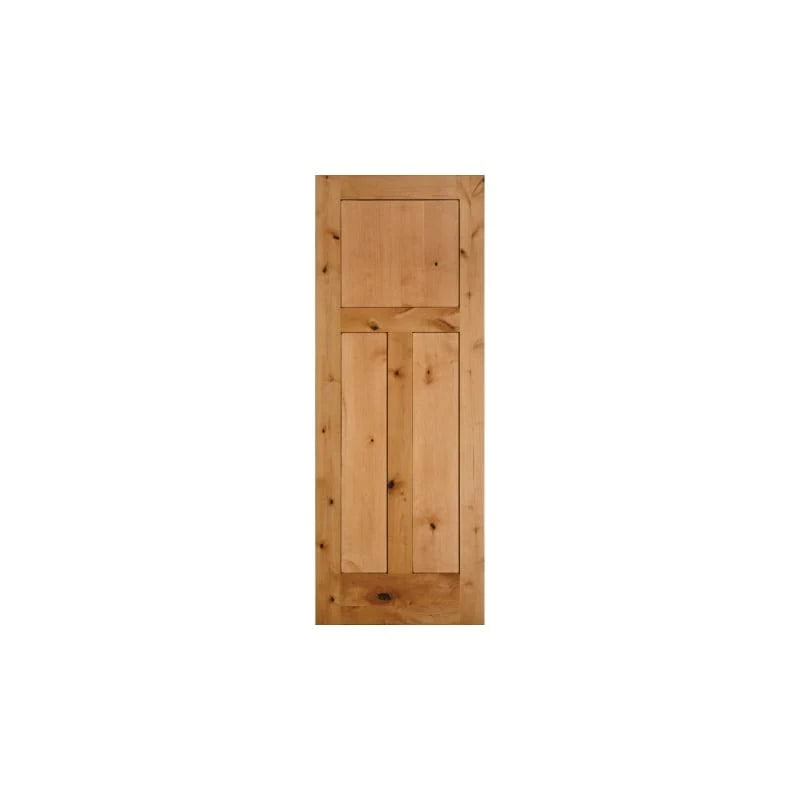 26x22 by 80x22 1+2-Panel Shaker Interior Slab Passage Door Knotty Alder F555015