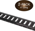 Black Powder Coated Steel E Track Tie-Down Rail O838
