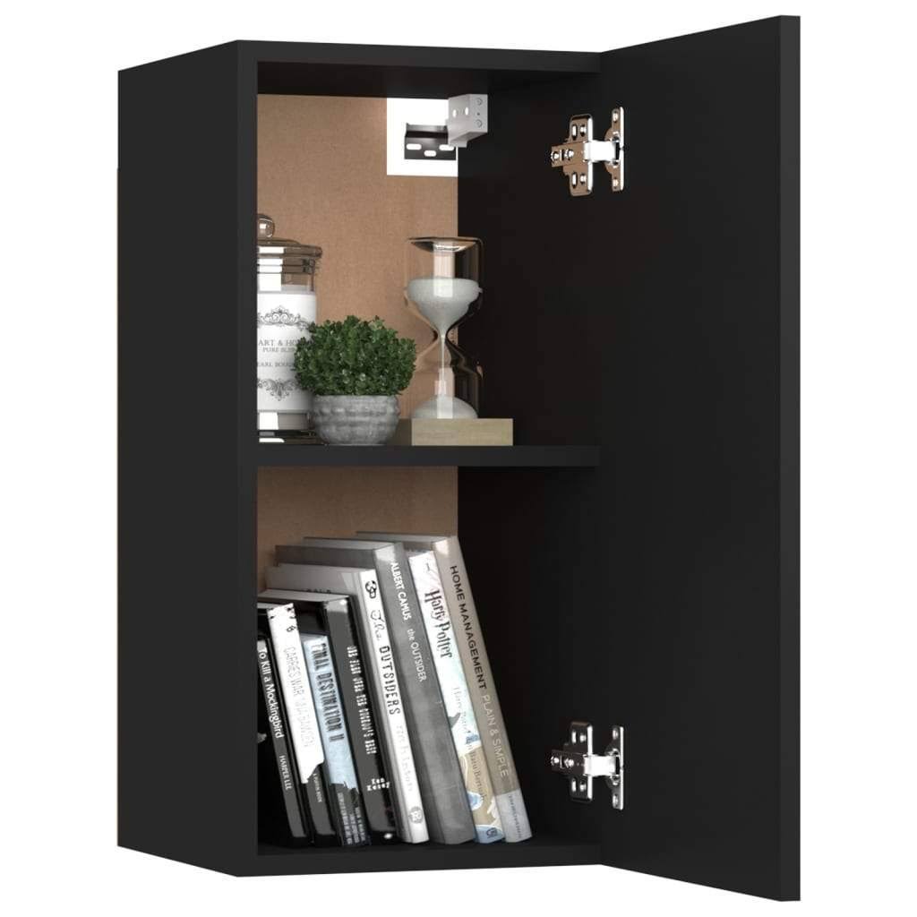 White and Sonoma Oak TV Cabinet Chipboard D715950