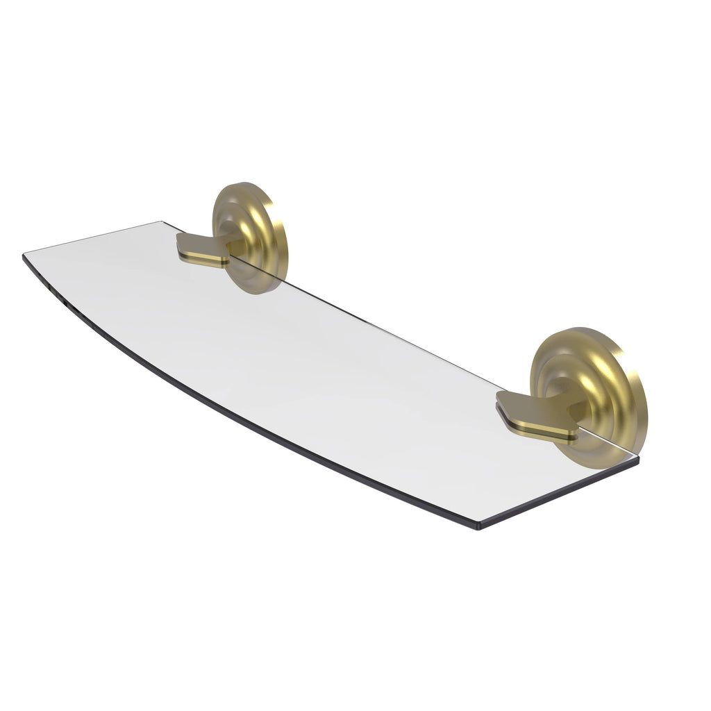 18x22 Glass Shelf Satin Brass U18981