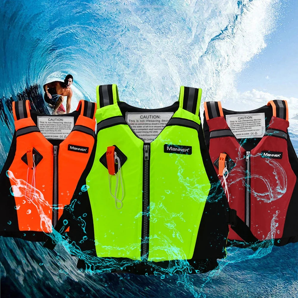 Swimming Zipper Swim Vest F3696