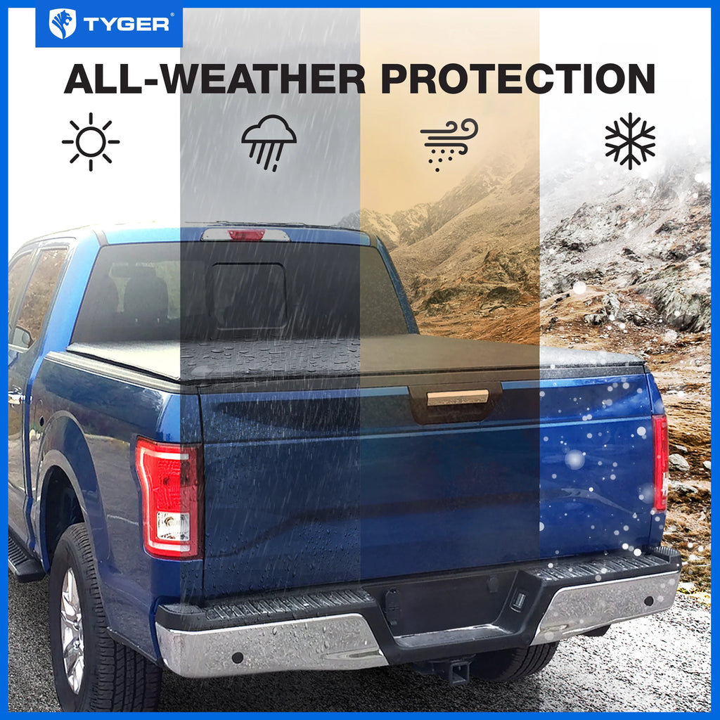Soft Roll-up Truck Bed Tonneau Cover for 2020-2024 Chevy Silverado GMC Sierra 2500 3500HD 6'10" (82") Bed K7300