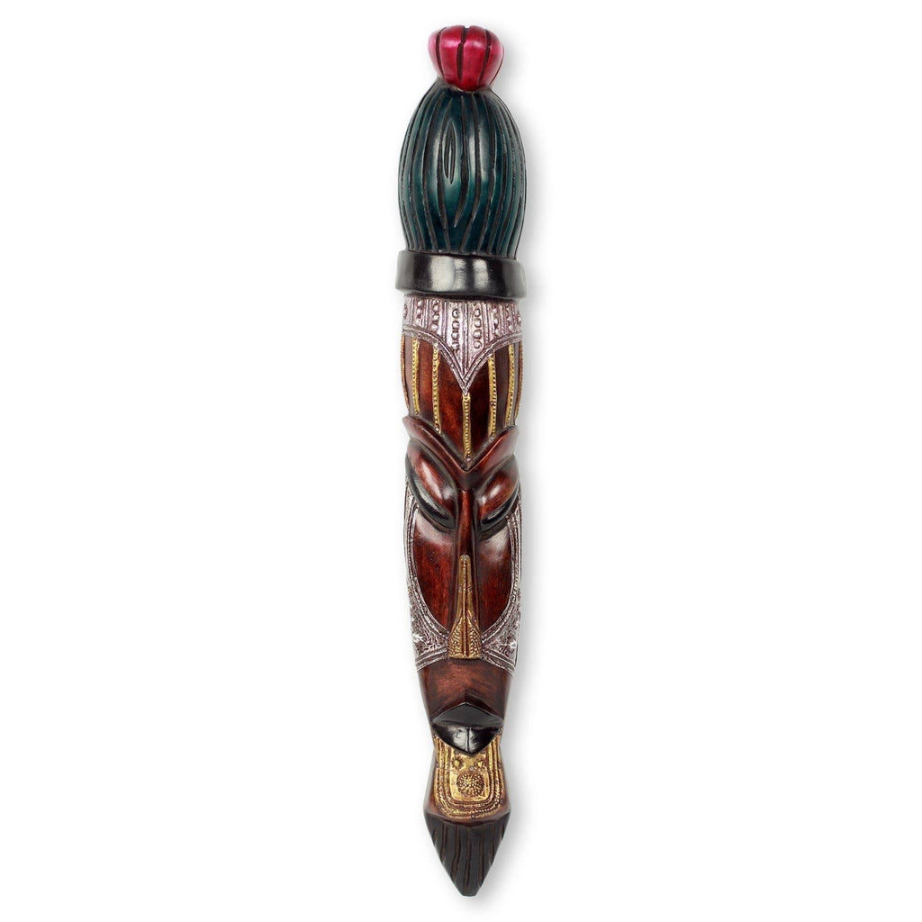 Tall Narrow Mask Wall Décor W173493