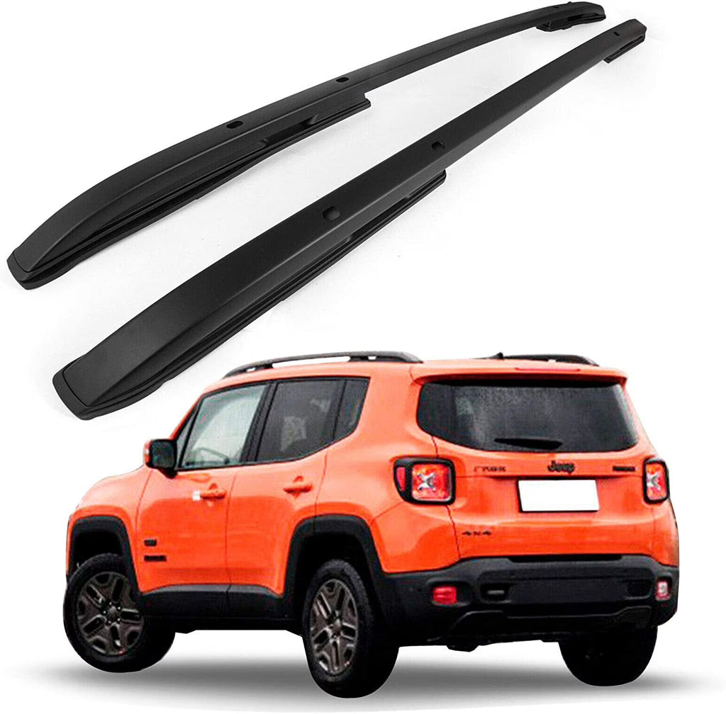 Roof Rack Side Rail Roof Rails Black Luggage Carries T9441