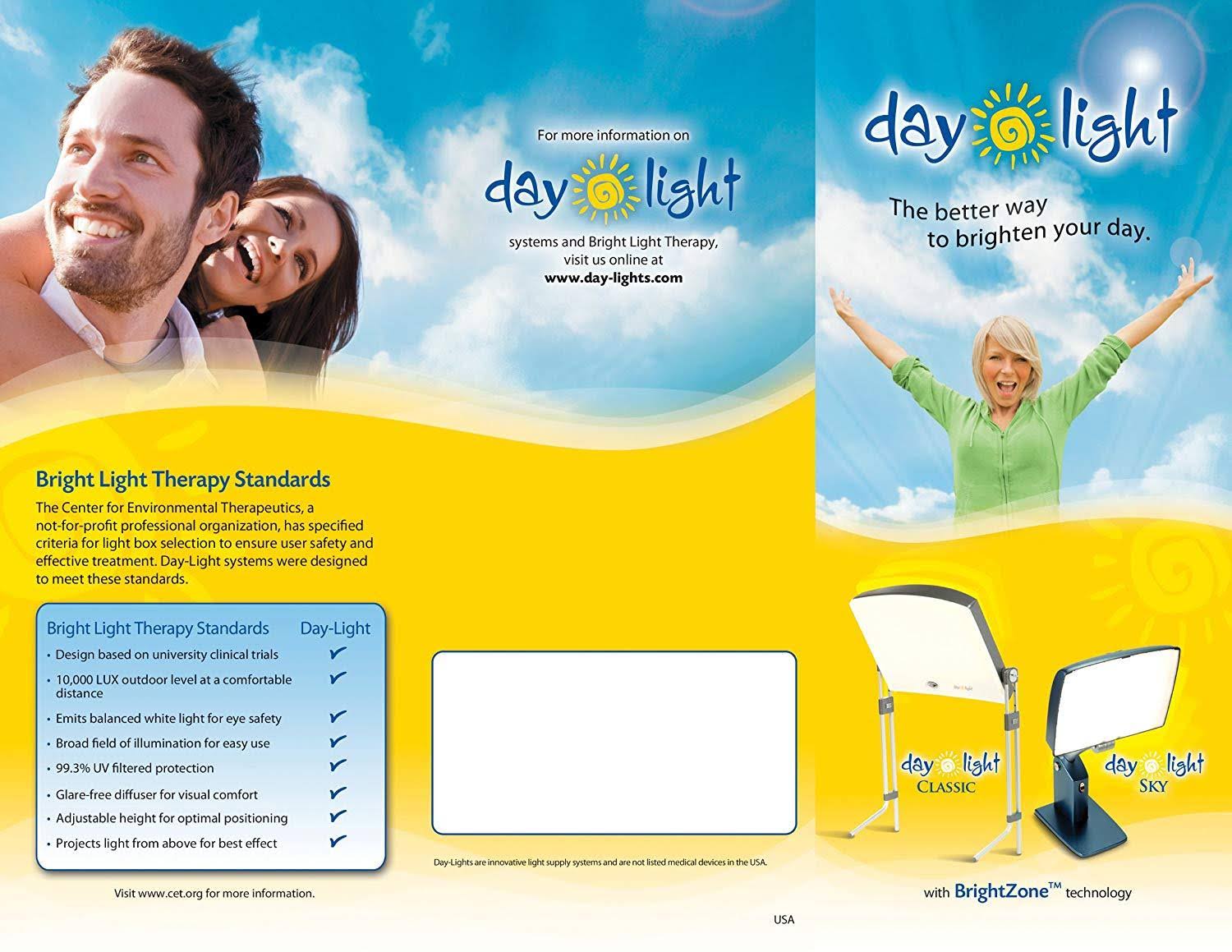 10,000 Lux Bright Light Therapy Lamp F6262