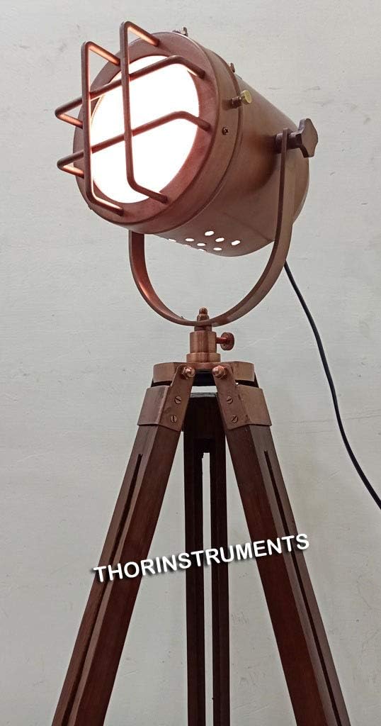 Antique Marine Tripod Floor Lamp Z931