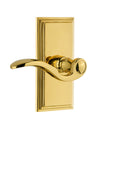 Carre Plate Dummy with Bellagio Lever in Polished Brass A1950