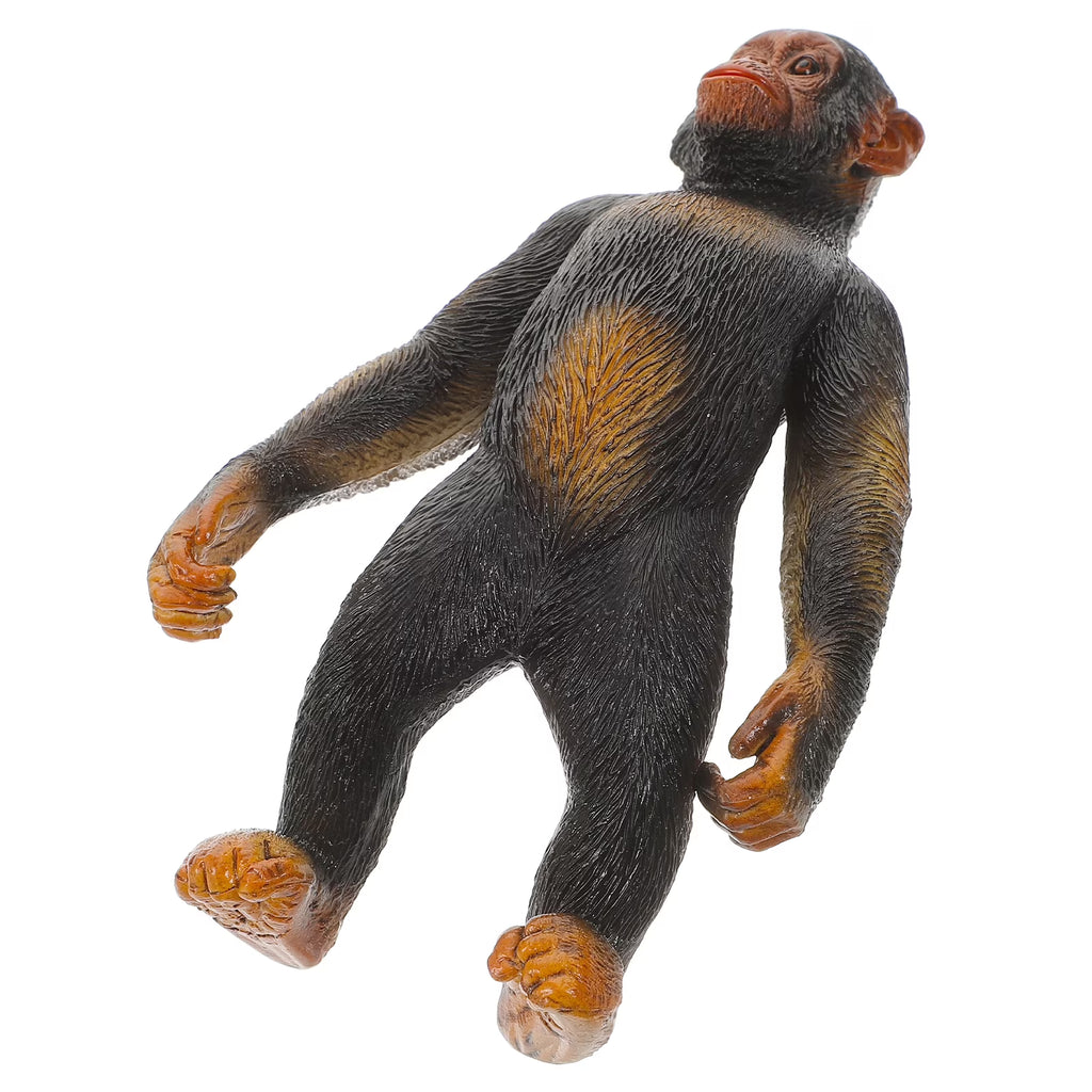 Chimpanzee Animal Statue Desktop Decor Mini Gorilla Decoration T687668