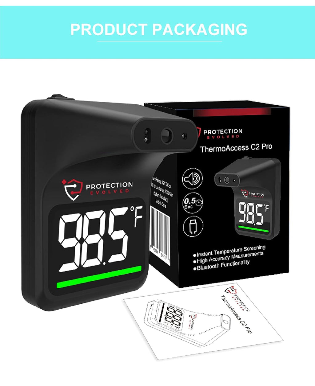 Non-Contact Infrared Thermometer Pack of 2 Y140