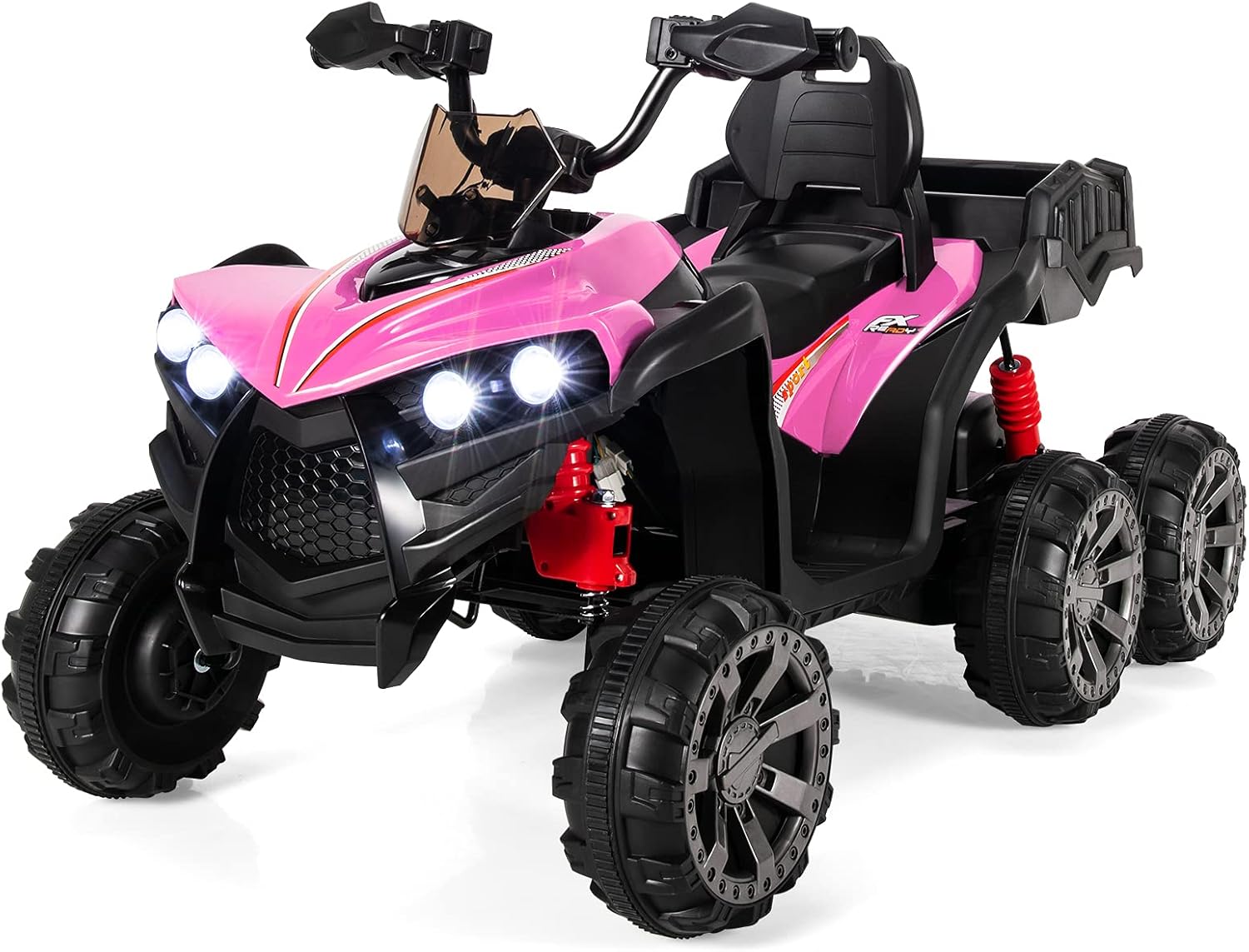 12V Battery Powered 6 Wheels Electric Ride on ATV (Black) X157