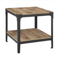 Barnwood Wood End Table (Set of 2) U34121