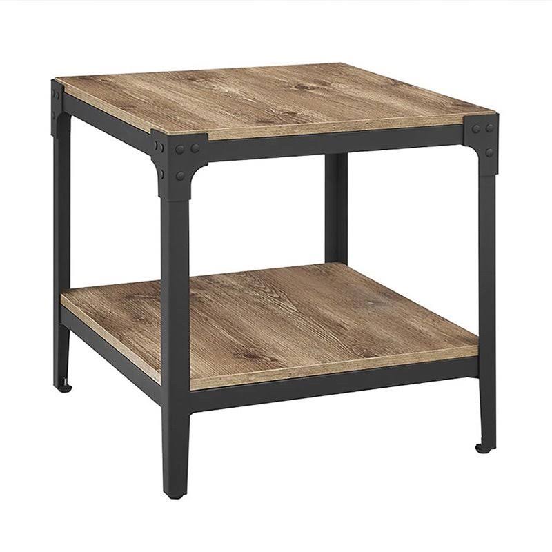 Barnwood Wood End Table (Set of 2) U34121