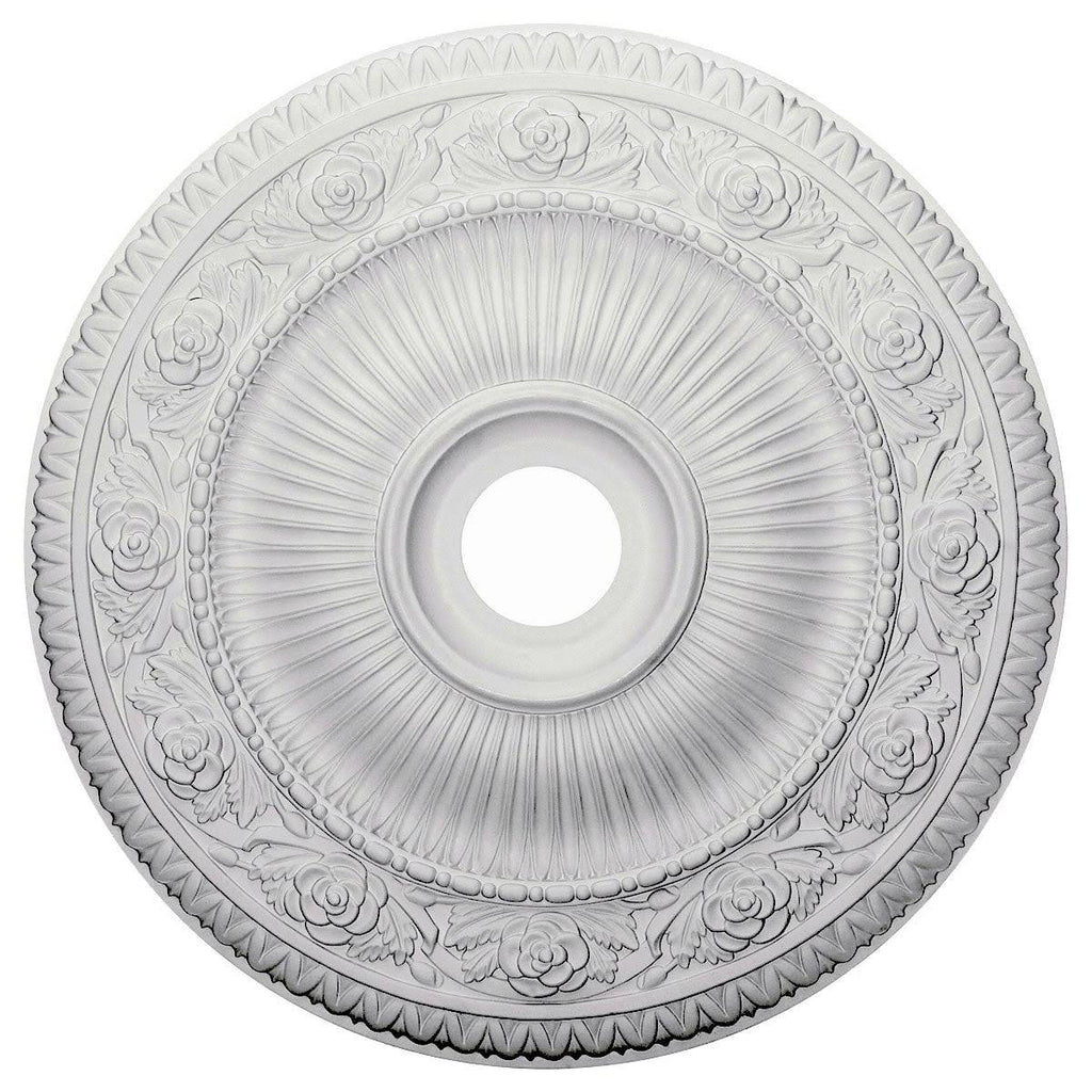 Hand-Painted Smokey Topaz Crackle Ceiling Medallion O841587