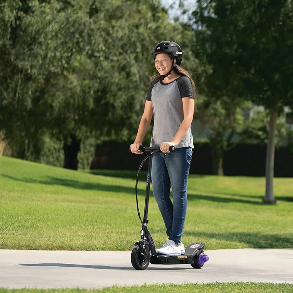 Purple Electric Scooter B7384