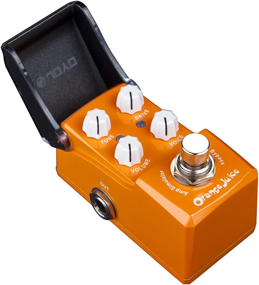 Orange Juice Guitar Amp Simulator Effects Mini Pedal, Pack of 2 T82781