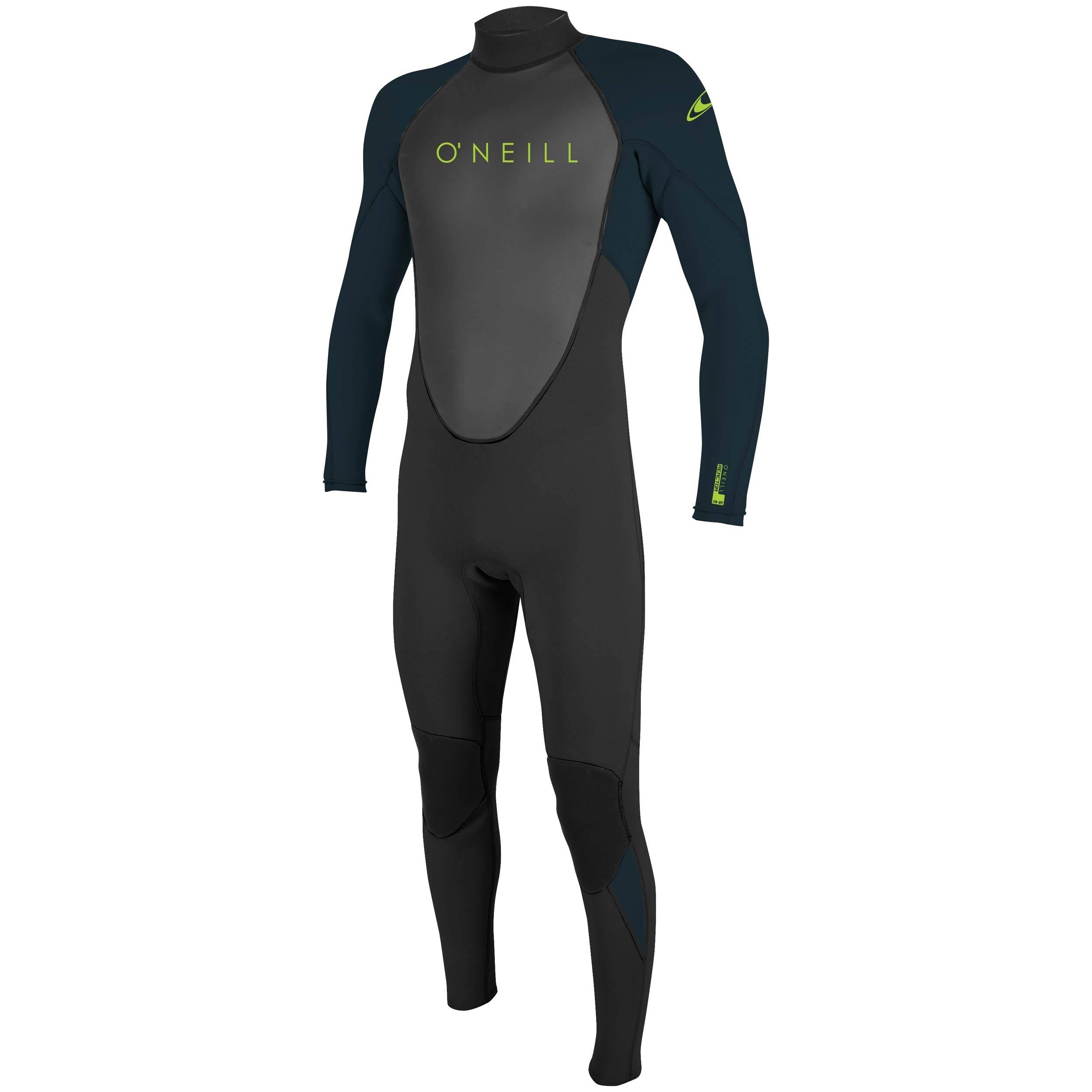 Black 3/2mm Back Zip Full Wetsuit E876