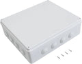 White IP65 Junction Box Project Enclosure 15.7 x 13.8 x 4.7 inch Pack of 2 L4762