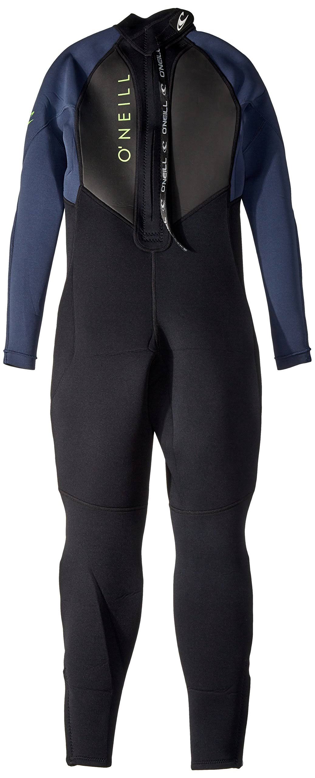Black 3/2mm Back Zip Full Wetsuit E876