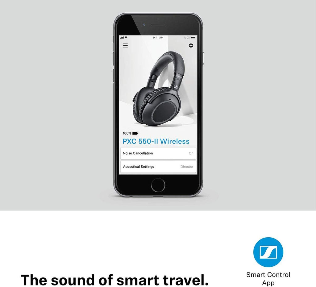 Black Wireless Noise Cancelling Bluetooth Headphone with 30-Hour Battery Life X2780